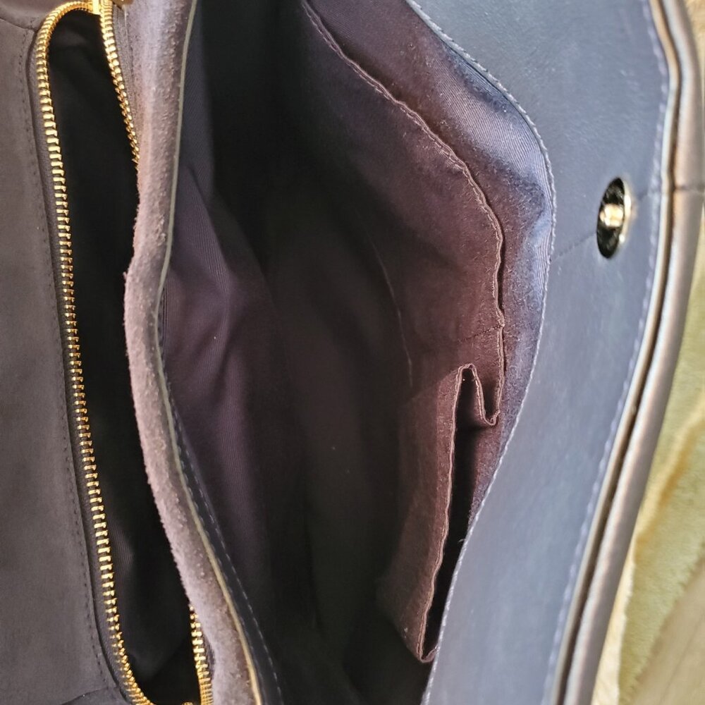NEW $600 Phoebe Leather Suede Hobo AUTHENTIC COACH COLLECTION! $6.99 Shipping! - Picture 7 of 12
